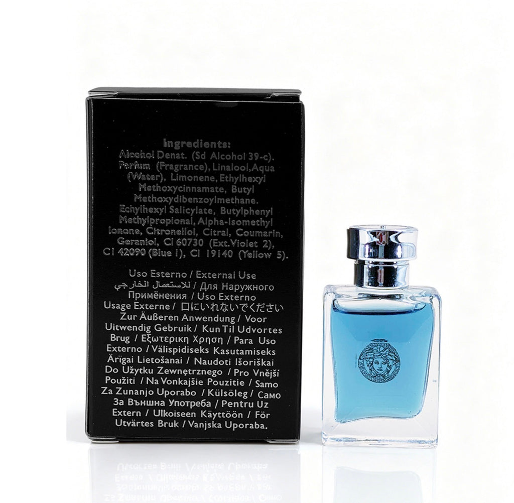 Versace Pour Homme Eau de Toilette Spray Sample Size Mini 0.17 fl oz