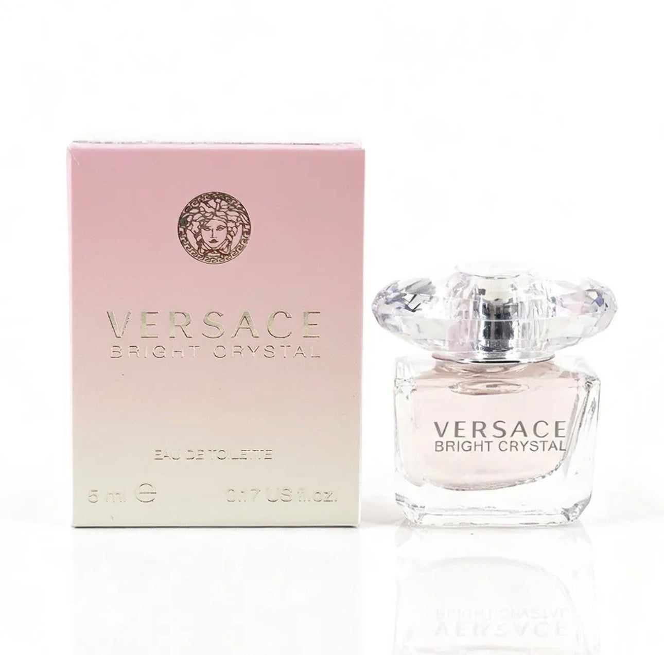 Versace Bright Crystal Eau de Toilette Spray Travel Size 5 ml 0.17 fl oz
