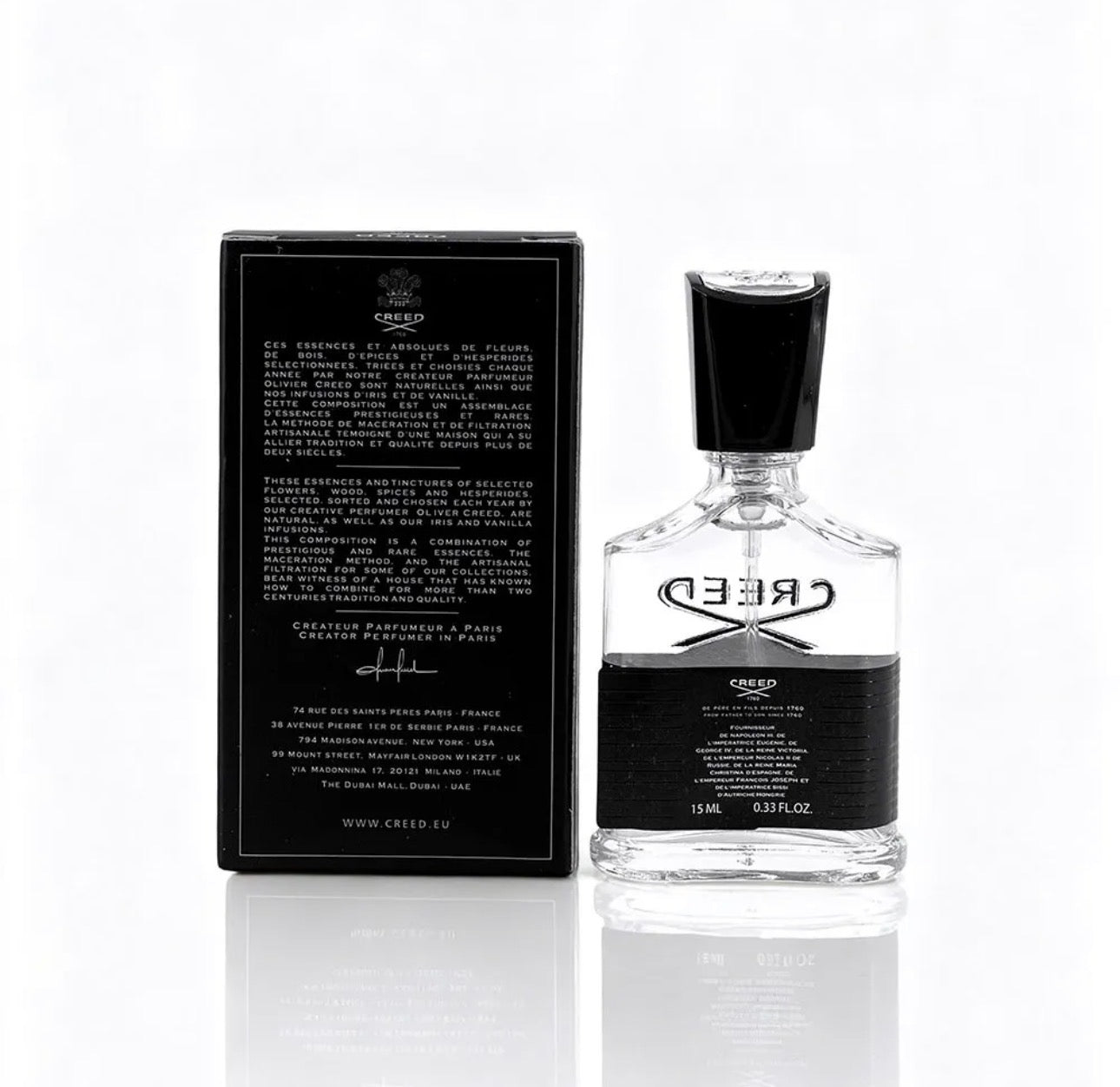 Creed Aventus Eau de Parfum Spray 15ml 0.33 fl oz Unisex Fragrance